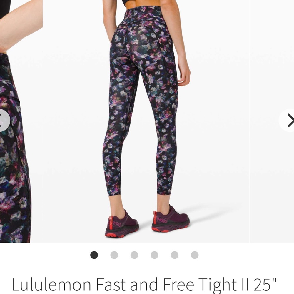 Lululemon Fast and Free High Rise Tight 25”